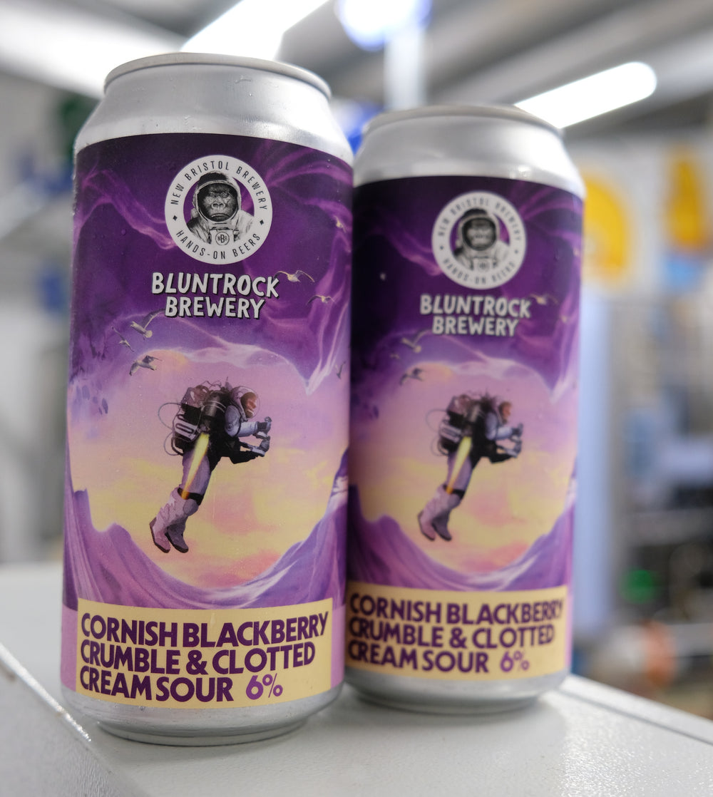 Cornish Blackberry Crumble & Clotted Cream Sour (Bristol Brewery Collab) - 6% Vegan Pastry Sour - 440ml